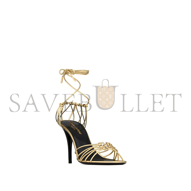 Y*L babylone sandals in metallic leather 8219270nl008008